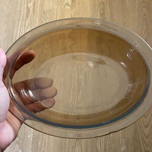 Pyrex Warm Amber Glass Bowl